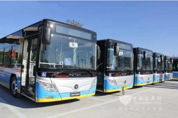 福田汽车签属1574辆新能源客车合同