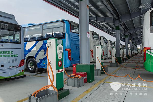 海格纯电动客车充电站