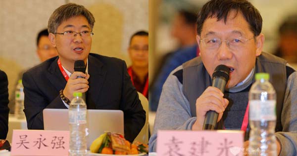 影响中国客车业系列活动创始人乐竞官方网站总编吴永强与中国土木工程学会城市公共交通分会秘书长袁建光