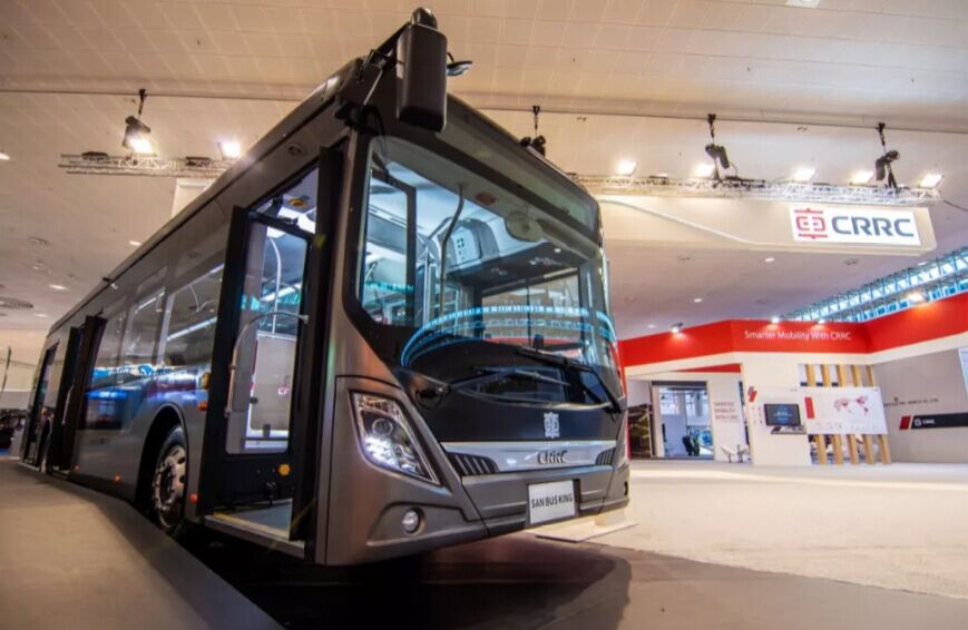 搭载“超能电机”  中国中车智能化客车“新巴客”在汉诺威发布