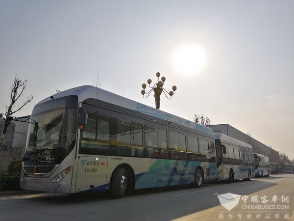 2018下半年“氢”车最大单|40辆中通氢燃料客车即将交付大同