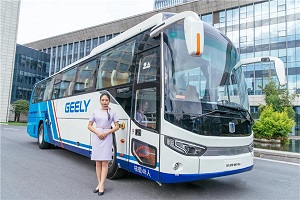 吉利远程C11纯电动城间客车，您的“陆地公务舱”上线了!