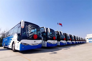 智慧与绿色同行 267辆中通新能源客车交付“中国科技城”