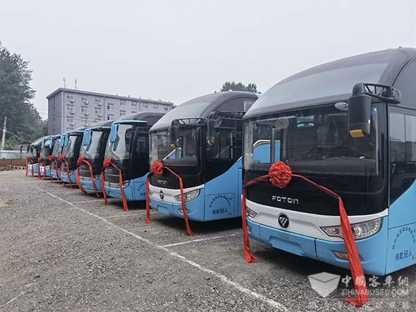福田欧辉客车 豪华旅游客车 城间客车 杭州旅游