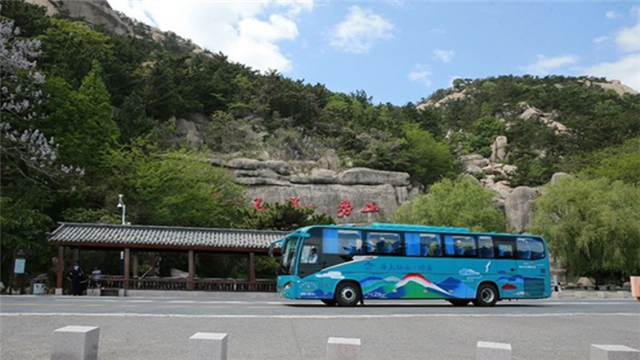  63台苏州金龙海格客车青岛崂山景区投运