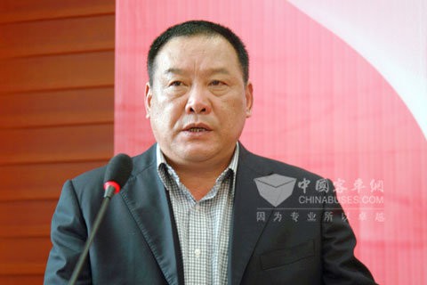 安凯技术服务部刘家明部长发表讲话