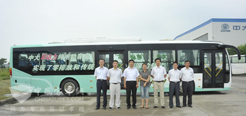 中科院专家调研中大新能源客车