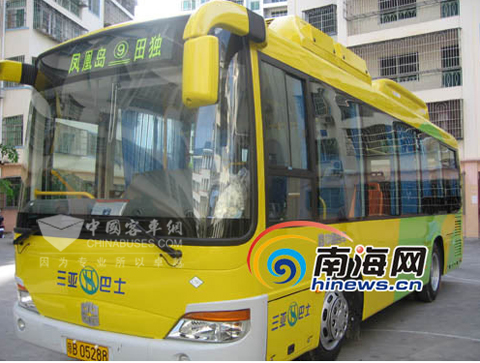 中通天然气客车在海南