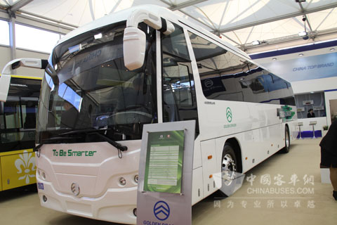 亮相比利时车展的金旅客车XML6121