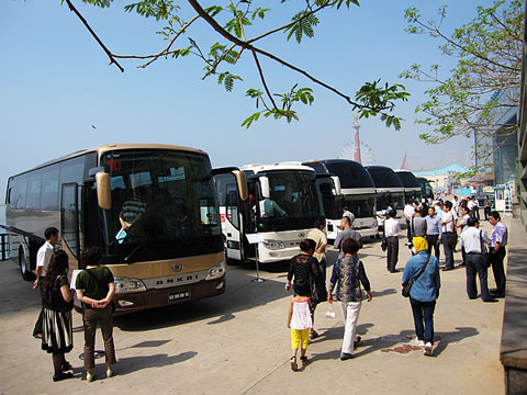 客户参观安凯样车