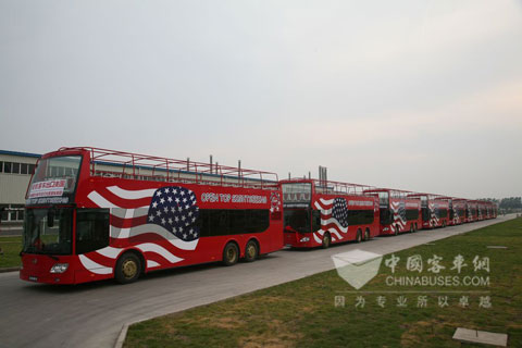 安凯出口美国双层车