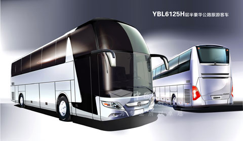 亚星YBL6125H豪华公路旅游客车