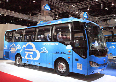 　搭载海格云的客车