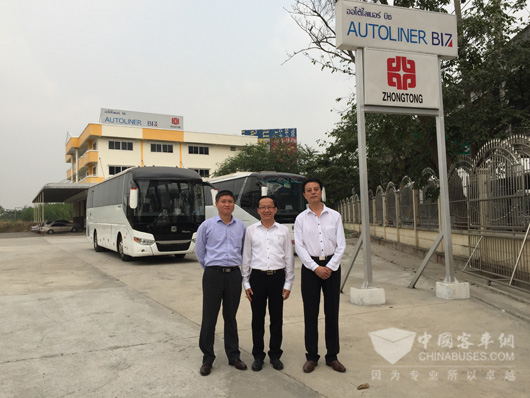 中通客车成功赢得泰国豪华旅游车项目