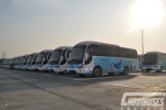 20辆亚星蓝钻YBL6898H豪华客车出口安哥拉