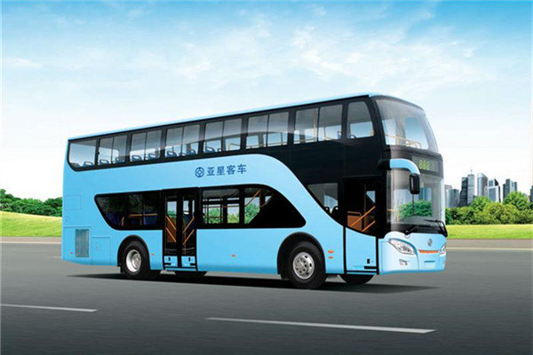 亚星JS6111SHCP双层公交车（天然气国五24-76座）