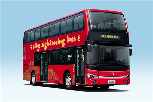 金龙XMQ6112SGBEVM双层公交车（纯电动34-63座）