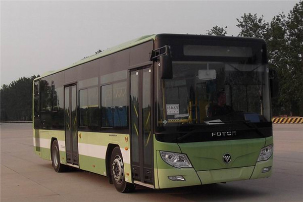 福田欧辉BJ6105PHEVCA-17插电式公交车（天然气/电混动国五18-36座）