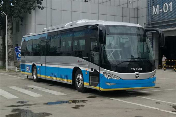 福田欧辉BJ6127SHEVCA插电式公交车（天然气/电混动国五24-46座）