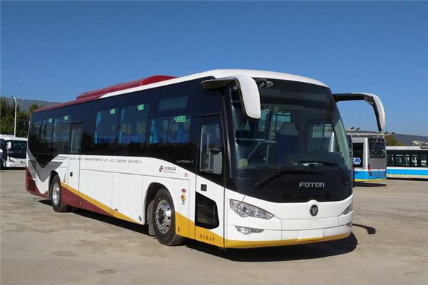 福田欧辉BJ6127SHEVCA-2插电式公交车（柴油/电混动国六24-50座）