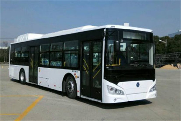 广西申龙HQK6129CHEVB插电式公交车（柴油/电混动国五19-45座）