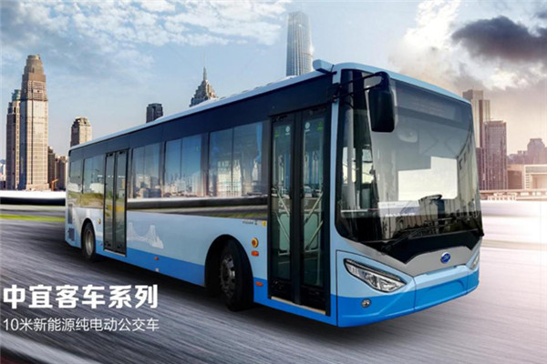中宜JYK6102GBEV2公交车（纯电动21-37座）